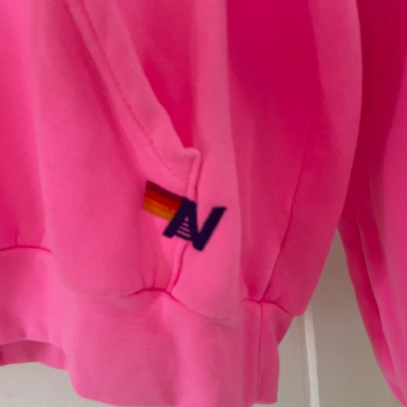 Aviator Nation neon pink hoodie - Picture 4 of 5
